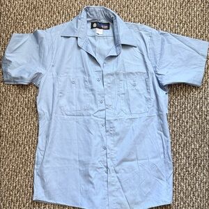 Men's Light Blue Casual Button Down Shirt